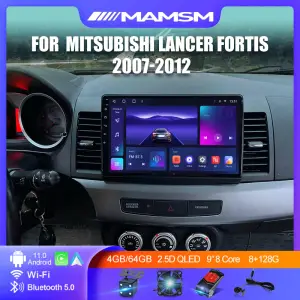 Android 12 Car dvd Radio for Mitsubishi Lancer Fortis 2007-2012 Multimedia Video Player GPS Carplay Autoradio Player 128G Head Uni