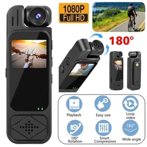 HD 1080P Mini Camera Portable Digital Video Recorder Worn Small Body Cam Infrared Night Vision Sports DV Camcorders 250220CJ