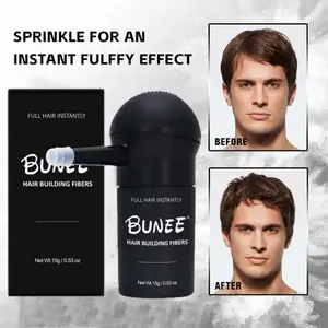 Men's Hair Fiber Powder Keratin Fibers Applicator Hair Building Fibers Spray Hair Loss Instant Regrowth Thickening Powders