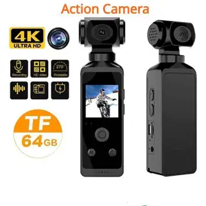 4K 1.3" Screen Action Camera Pocket Cam 270° Rotatable Outdoor Video Shooting Bicycle Motorcycle Sport Wifi Motion Camcorder