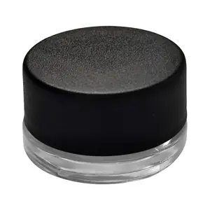 CN Glass Jars Food Grape Child Proof Custom Size Storage Container Black White Lid Wholesale Low MOQ Screw Clear Jar Packaging