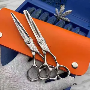 6.0-inch Damascus style hair scissors - perfect for haircutting, trimming bangs and styling hair - ideal for hairdressers S251028