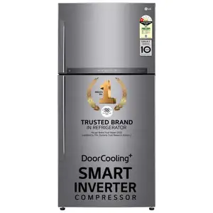 LG 592 Litres 1 Star Frost Free Double Door Refrigerator with Inverter Technology, Deodorizer (GR-H812HLHM)