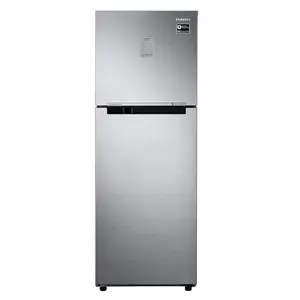 Samsung 236L 2 Star Inverter Frost-Free Convertible 3 In 1 Double Door Refrigerator Appliance (RT28C3732S8/HL,Elegant Inox 2023 Model)