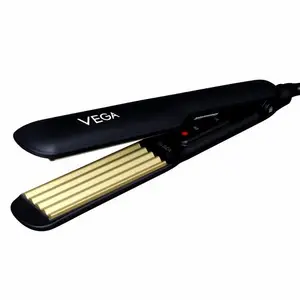 Vega Classic Hair Crimper with Ceramic Coated Plates | Power Indicator Light | Quick Heat-up | Wide Crimper Plates | Easy Lock System (VHCR-01)