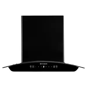 Faber Sunny 60 cm Chimney with 1200m3/hr Suction Power, Filterless, Touch and Gesture Control, Auto Clean Function (Black)