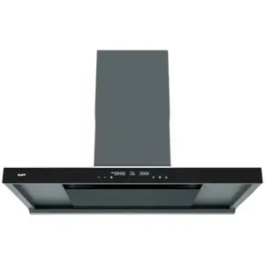 KAFF MISSONI 90 Chimney with 1280m3/hr Suction Capacity | Ducted Auto Clean Wall Mounted | Parametric Suction Technology (Black)