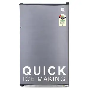 Godrej 97 Litres 1 Star Direct Cool Single Door Refrigerator | Jumbo Vegetable Tray | Large Bottle Space (RD Champ 114A WPF ST GR, Steel Grey)