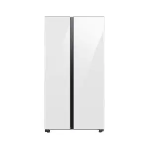 Samsung 653L BESPOKE Convertible 5in1 Side by Side Refrigerator with 3 Star, Twin Cooling Plus, Digital Inverter Compressor (RS76CB81A312,Clean White)