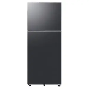 Samsung 396 Litres 2 Star Frost Free Double Door Refrigerator with Twin Cooling Plus | Convertible 5-in-1 (RT41DG6A2BB1HL, Black Matt)