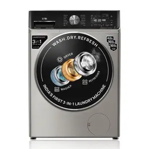 IFB Executive Plus ZXV 10/7/3 Kg Washer Dryer Refresher | 1400 RPM | Multiple Washing/Drying Program | Steam Refresh | AI Technology | Wi-Fi Connectivity (SUS VCM)
