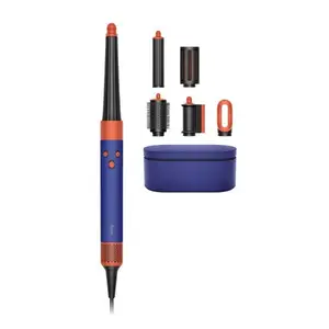 Dyson Airwrap i.d. Multistyler with 7 Styling Settings, 6 in 1, No Heat Damage, 3 Speed & 3 Heat Settings, Vinca Blue/Topaz Orange (533818-01)