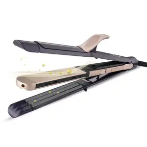 Vega Ionic 3 in 1 Hair Styler| Curler \& Crimper with Ionic Technology | PTC Ceramic Plate | 6 Temperature Settings | (VHSCC-08, Purple)