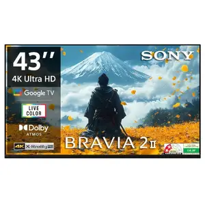 Sony 108 cm (43 inches) BRAVIA 2M2 Series 4K Ultra HD Smart LED Google TV K-43S22BM2