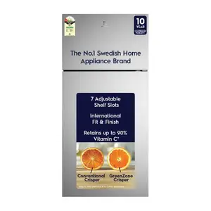 Electrolux 503 Litres 1 Star Frost Free Double Door Inverter Refrigerator | AI AutoSense | Cooling360 | Twist & Serve Ice Maker | FresherAir Filter | Door Alarm (ETM5002C-S, Silver)