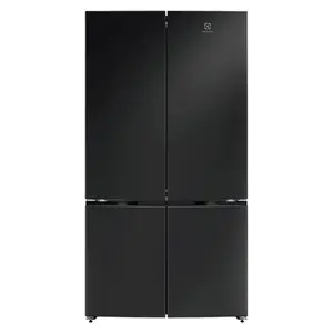 Electrolux 600 Series 4 Star Frost Free French Door Refrigerator | 547 L | Inverter Compressor | Frost Free | Touch Control | GreenZone Crisper (EQE5400DBNIN, Charcoal Black)