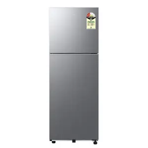 Samsung 236L 2 Star Frost Free Double Door Refrigerator | All-Around Cooling | Digital Inverter Compressor | Stabilizer Free Operation | Elegant Silver Finish (RT40H28W2PNL)