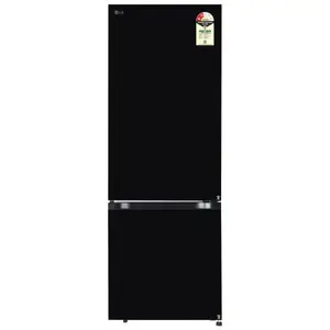 LG 340L 2 Star Frost Free Bottom Mount Convertible Refrigerator | Smart Wi-Fi (ThinQ) | Dual Veg Basket | Multi Air Flow | Black Mirror Finish (GLB3426BEBM)