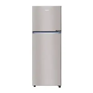 Haier 240L 2 Star Frost Free Double Door Convertible Refrigerator | 5-in-1 Convertible | Twin Energy Savings | Separate Fruit Box | Brushline Silver Flat Door Design (HRF-2902IBBSA-P)