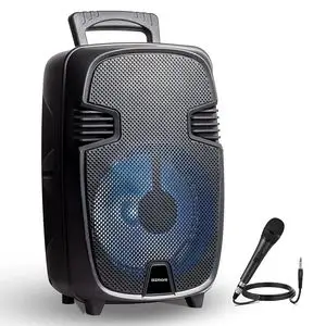 GIZMORE GIZ WHEELZ T1000 Pro Portable Bluetooth Party Speaker 1000 WT P.M.P.O