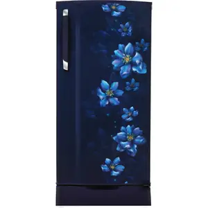 Godrej Edge 180 Litres 1 Star Direct Cool Single Door Refrigerator, Berry Blue, Rd Edge 205A THF BR BL, Non Base drawer model price in India.