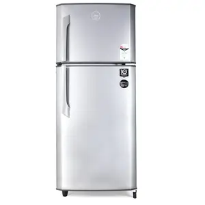 Godrej 231L 1 Star Frost Free Double Door Refrigerator (RF EON 245A 15 HF SN ST Shiny Steel,Jumbo Vegetable Tray,Widest Shelf Space,Toughened Glass Shelves)