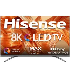 Hisense 189 cm (75 inch) 2Yr Warranty 8K Ultra HD Smart Certified Android QLED TV 75U80G (Black), with Dolby Vision and Atmos price in India.