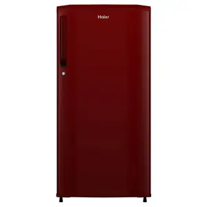Haier 190L 2 Star Direct Cool Single Door Refrigerator (HED-19TBR Burgundy Red,Stabilizer Free Operation)