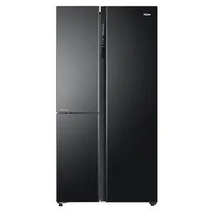 Haier 598 Litres Side-by-Side Refrigerator with Convertible Magic Zone, Black Glass HRT-683KG Haier 598 Litres Side by Side Refrigerator with Convertible Magic Zone, Black Glass HRT 683KG price in India.