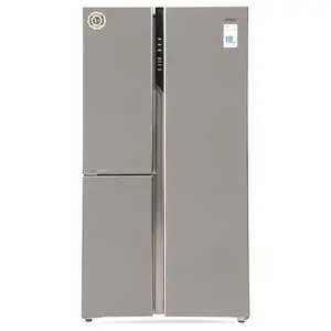 Haier 598 liters Side-by-Side Refrigerator, Inox Steel HRT-683IS Haier 598 liters Side by Side Refrigerator, Inox Steel HRT 683IS price in India.