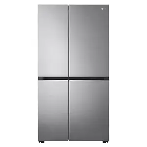 LG 655 litres Side by Side Refrigerator, Shiny Steel GL-B257EPZX LG 655 litres Side by Side Refrigerator, Shiny Steel GL B257EPZX price in India.