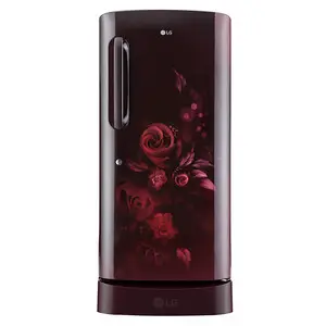 LG LG 215 Litres 3 Star Single Door Refrigerator, Scarlet Euphoria GL-D221ASED