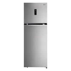 LG LG 340 litres 2 Star Double Door Refrigerator, Shiny Steel GL-T342TPZY
