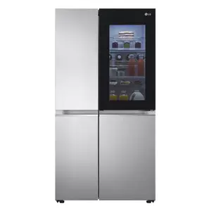 LG 655 litres Side By Side Refrigerator, Brushed Steel GL Q257BBSX price in India.