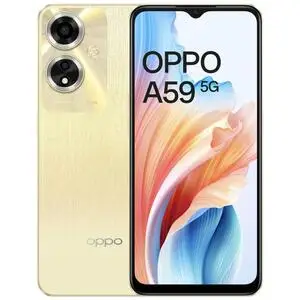 Oppo A59 5G 128 GB, 4GB RAM, Silk Gold, Mobile Phone price in India.