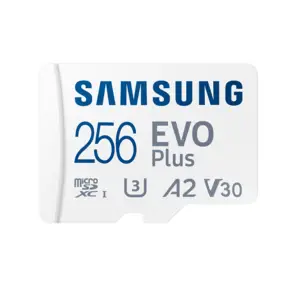 Samsung 256 GB EVO Plus microSDXC Memory Card price in India.