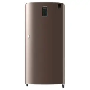 Samsung 198L 4 Star Inverter Direct Cool Single Door Refrigerator (RR21A2C2XDX/HL Luxe Brown,Digi-Touch Cool 5 in 1,Stabilizer Free Operation)
