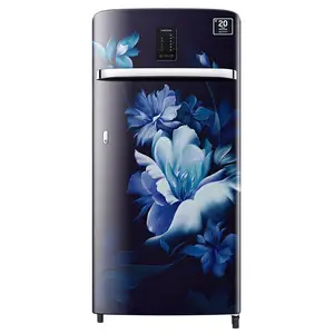Samsung 189 litres 4 Star Single Door Refrigerator, Midnight blossom Blue RR21C2E24UZ/HL