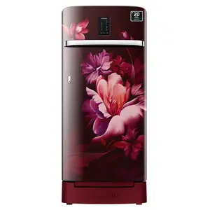 Samsung 189 litres 4 Star Single Door Refrigerator, Midnight blossom Red RR21C2F24RZ/HL