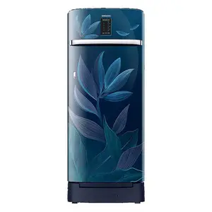 Samsung 225 litres 4 Star Single Door Refrigerator, Paradise Bloom Blue RR23A2F3X9UHL