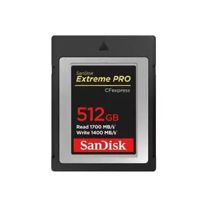 SanDisk Extreme Pro CFexpress 512GB XQD Card Class 10 1700 MB/s Memory Card