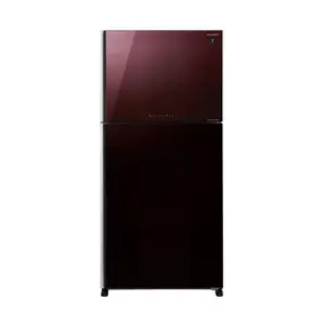 Sharp 613 L 2 Star Frost Free Double Door Refrigerator, Maroon, SJ-GP60T-MR