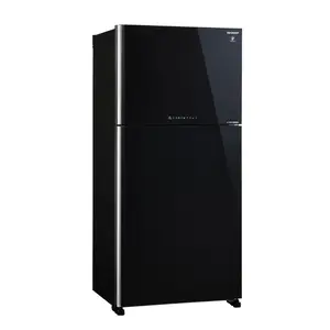 Sharp 613 L 2 Star Frost Free Double Door Refrigerator, Black, SJ-GP60T-BK