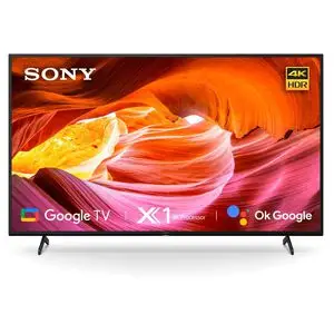 Sony Bravia 139 cm (55 inches) 4K Ultra HD Smart LED Google TV with Dolby Audio & Alexa Compatibility KD-55X75K (Black) Sony Bravia 139 cm (55 inches) 4K Ultra HD Smart LED Google TV with Dolby Audio & Alexa Compatibility KD 55X75K (Black) price in India.