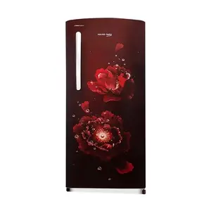 Voltas Beko ‘A TATA product’ 183 L 4 star Made-In-India Direct Cool Refrigerator with Base Drawer (RDC215B / W0FWE0M0B00GO, Fairy Flower)
