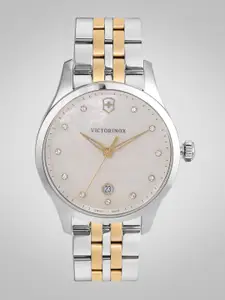 Victorinox Women White Mother Of Pearl Analogue Watch 241831