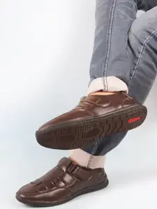 FAUSTO Men Brown Sandals