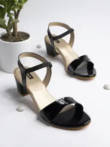 Shoetopia Women Black Solid Heels