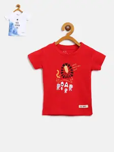 Gini and Jony Boys Pack of 2 Printed T-shirts
