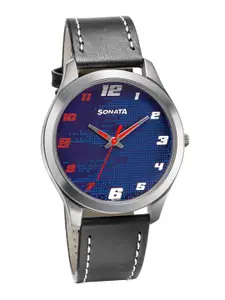 Sonata RPM Men Blue Analogue watch 77063SL07